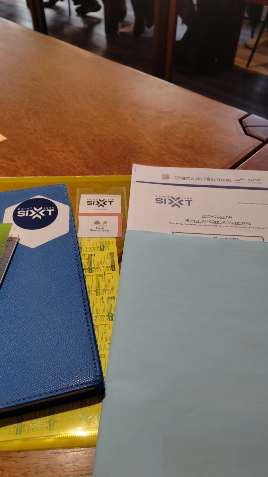 Premier conseil municipal hier  ! - Actualité Pour Saint-Jean Saint-Jean-de-Sixt