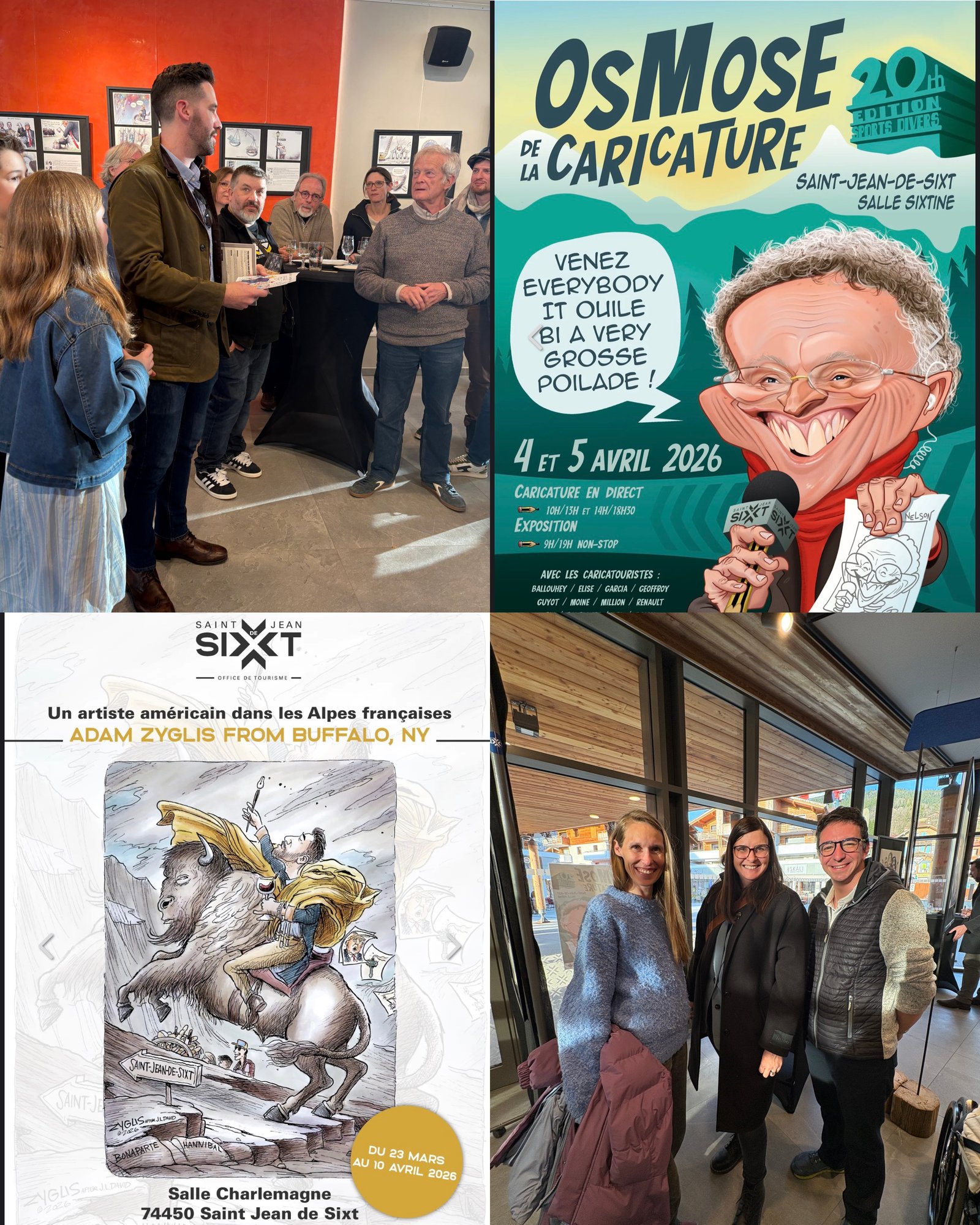 Le festival de la caricature est de retour !  - Actualité Pour Saint-Jean Saint-Jean-de-Sixt
