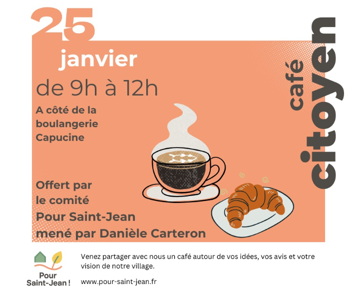 Nouveau café citoyen au centre village !