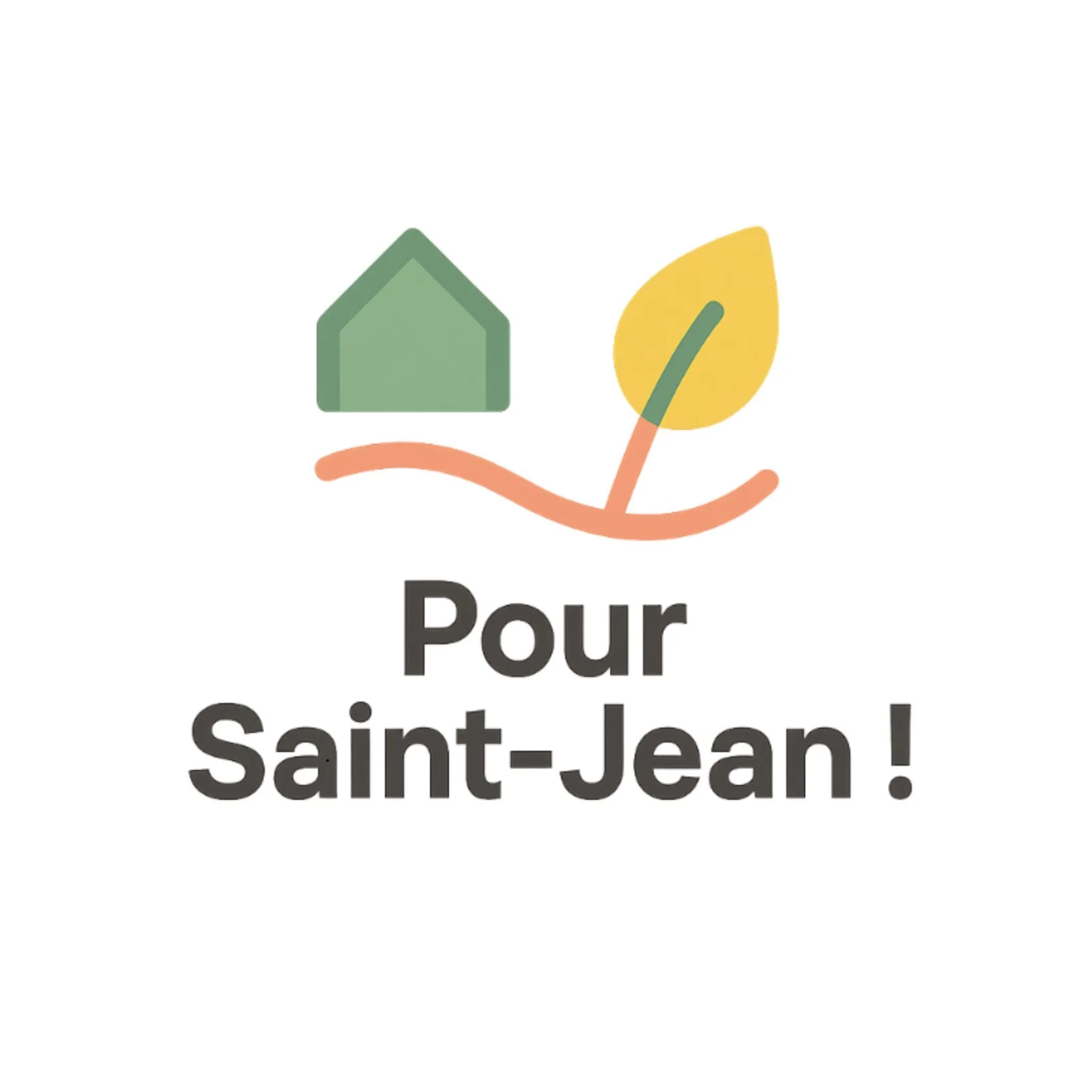 Logo Pour Saint-Jean - Liste citoyenne municipales 2026 Saint-Jean-de-Sixt Aravis